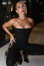 Load image into Gallery viewer, Skinny Mesh Corset Top
