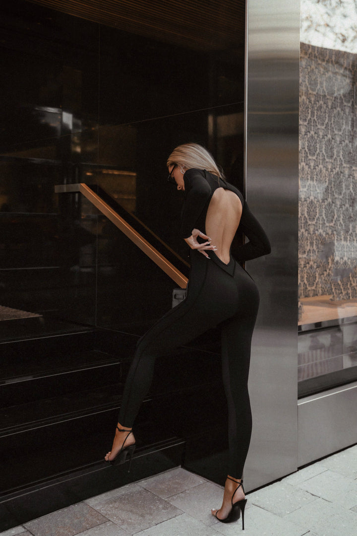 Sculpted One-Piece Catsuit