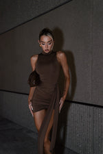 Load image into Gallery viewer, Slim Fit Mini Wraparound Dress
