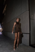 Load image into Gallery viewer, Slim Fit Mini Wraparound Dress
