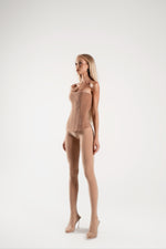 Load image into Gallery viewer, Sculpted Allure Corset – Café Crème
