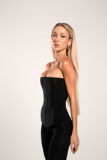 Load image into Gallery viewer, Skinny Mesh Corset Top
