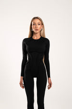 Load image into Gallery viewer, Sculpted One-Piece Catsuit
